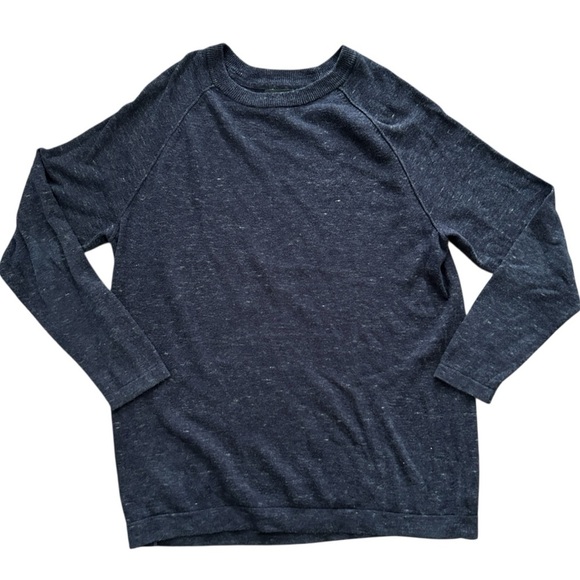 Art of Rhetoric Dark Blue Gray Long Sleeve Crewneck Men’s Sweater - Picture 1 of 6